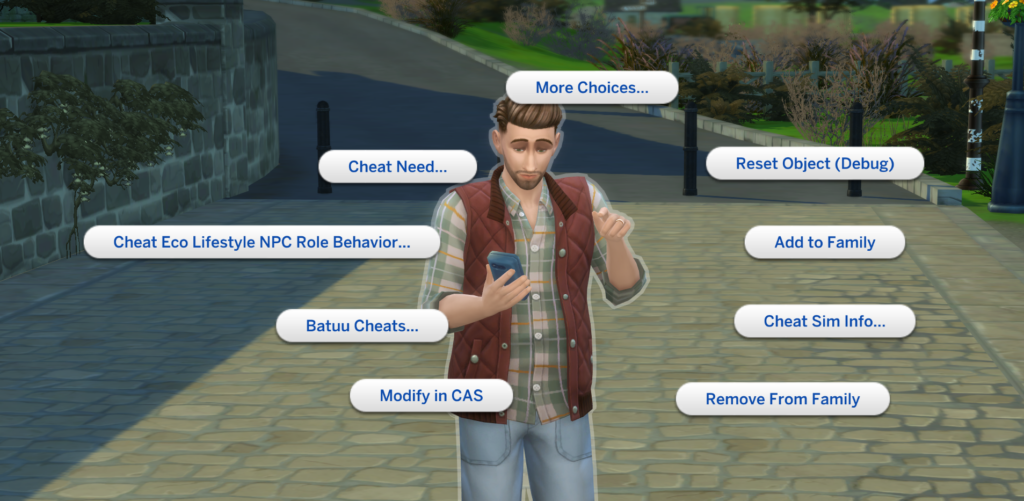 ajouter ou supprimer des Sims de votre famille avec des codes de triche