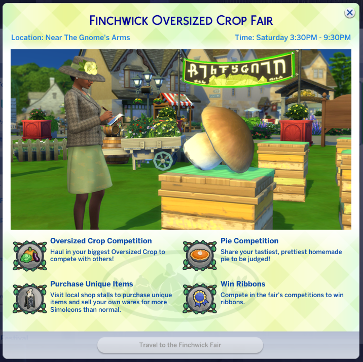 Les Sims 4 : Comment réussir à la foire de Finchwick