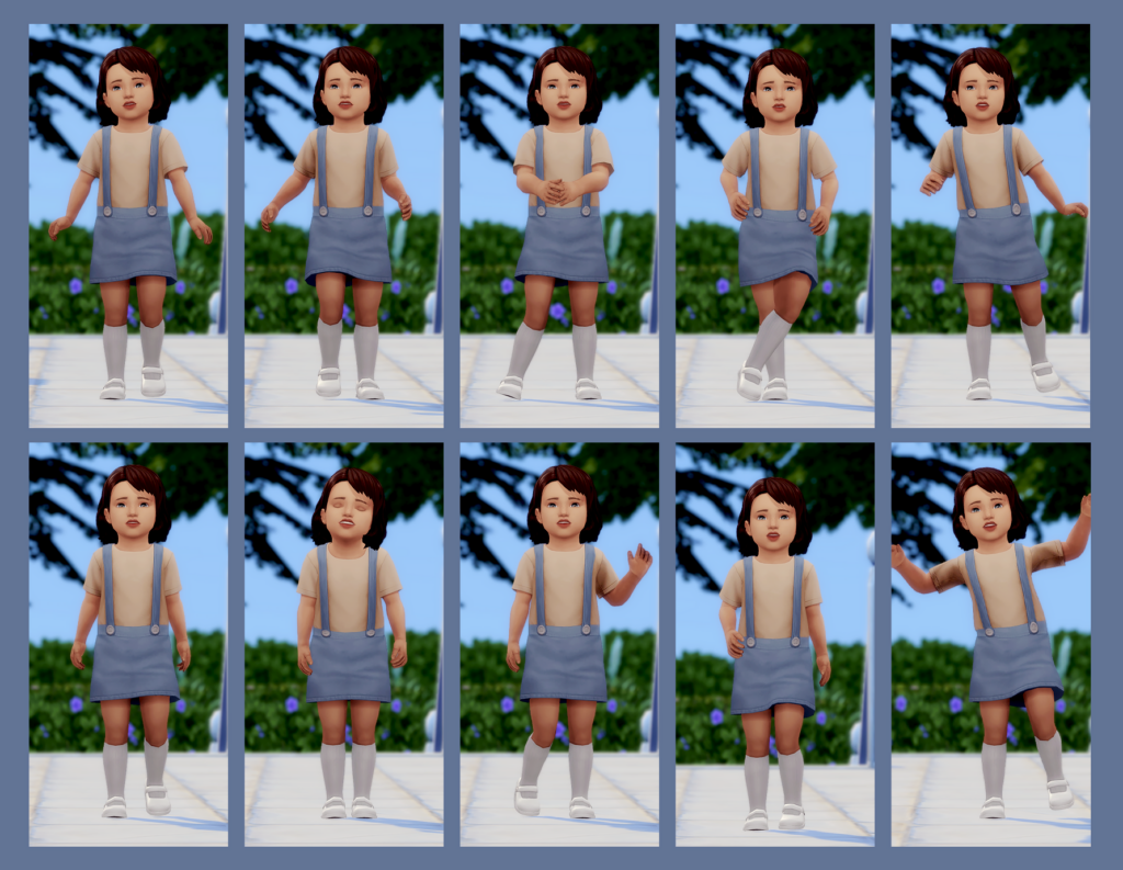 poses de bambin audacieuses