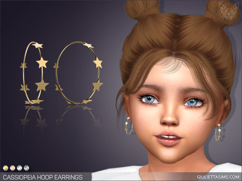 BOUCLES D'OREILLES DE SIMS POUR TOUT-PETITS