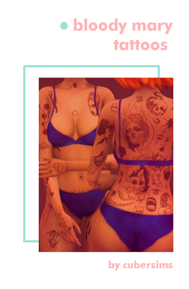 tatouages sims 4 cc