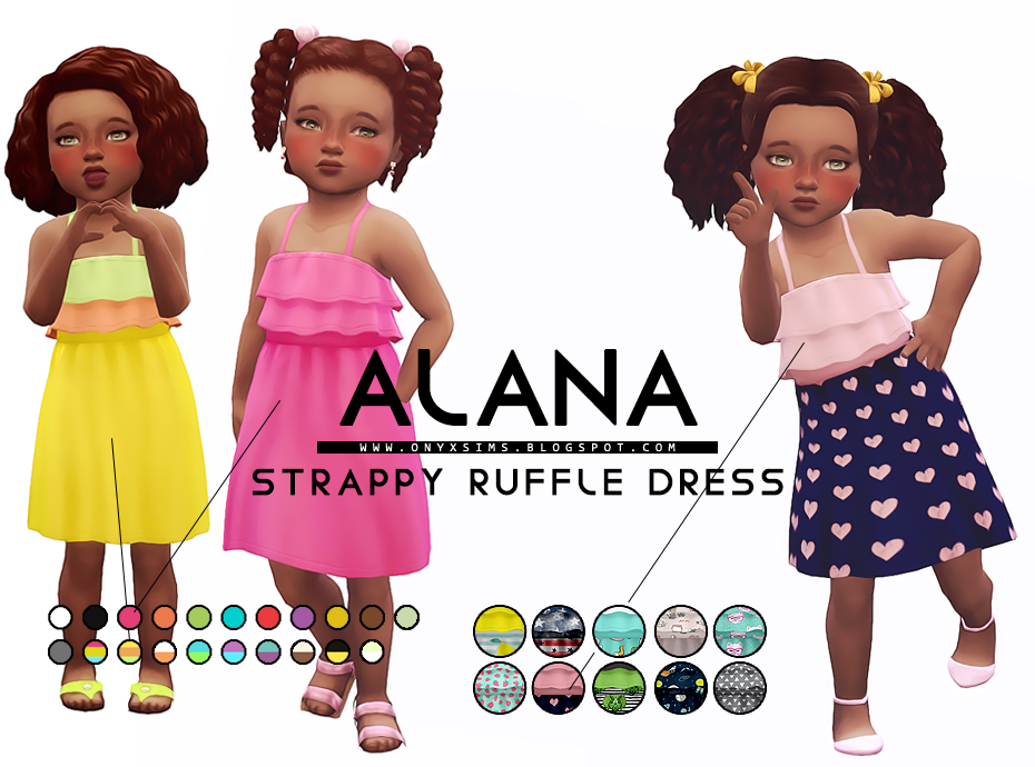 robe à bretelles Alana pour tout-petits