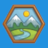 l'icône du badge pour l'aventurier en plein air pour le scoutisme dans les Sims 4 saisons