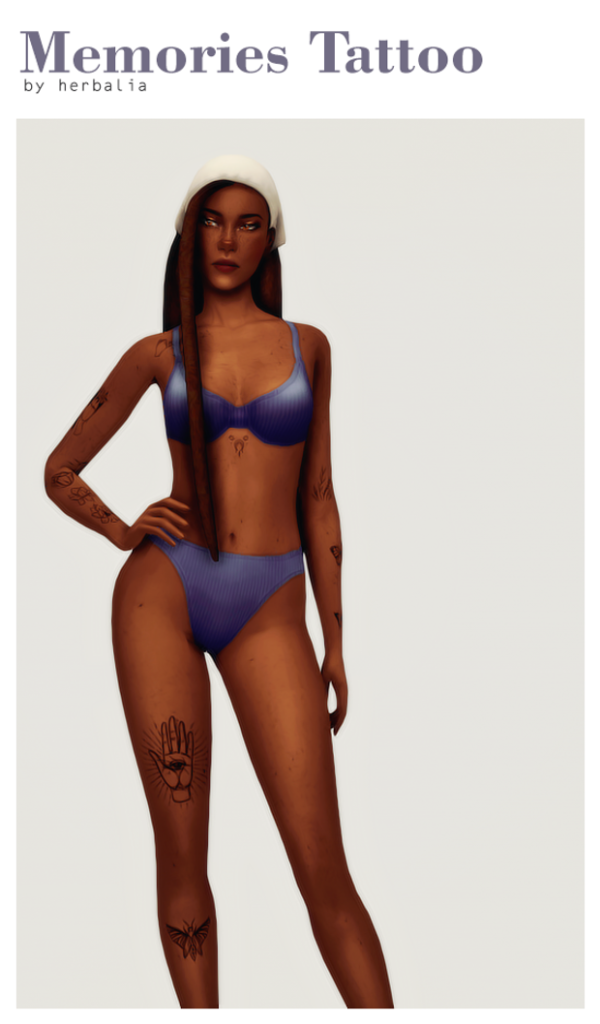 tatouages cc sims 4