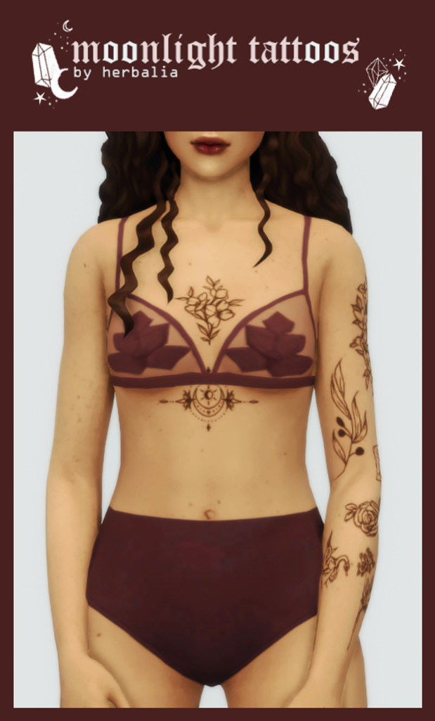 tatouages CC Sims 4