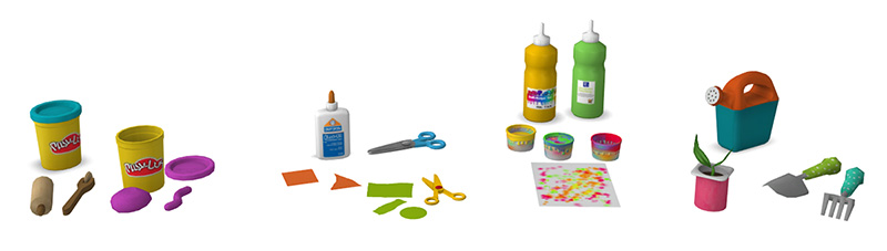 jouets créatifs sims 4