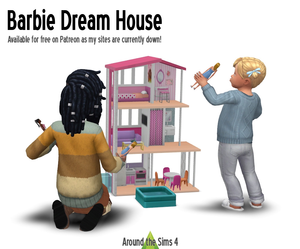 barbie dream house sims 4 cc