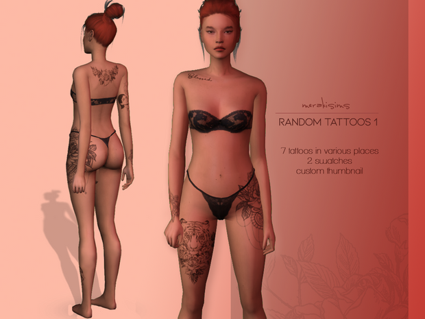 tatouages aléatoires