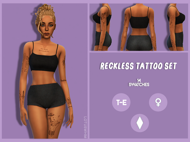 tatouages sims 4 cc