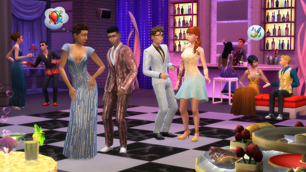 Les Sims 4 : objets de fête de luxe