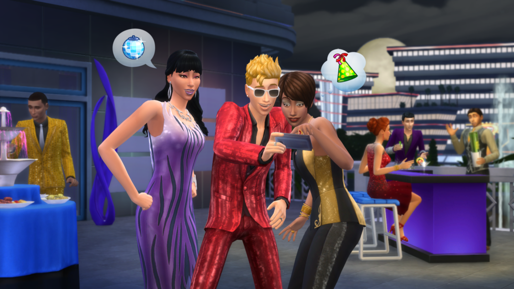 Les Sims 4 : objets de fête de luxe