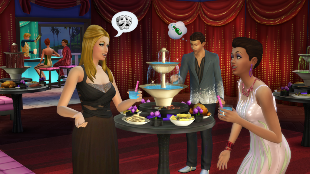 Les Sims 4 : objets de fête de luxe