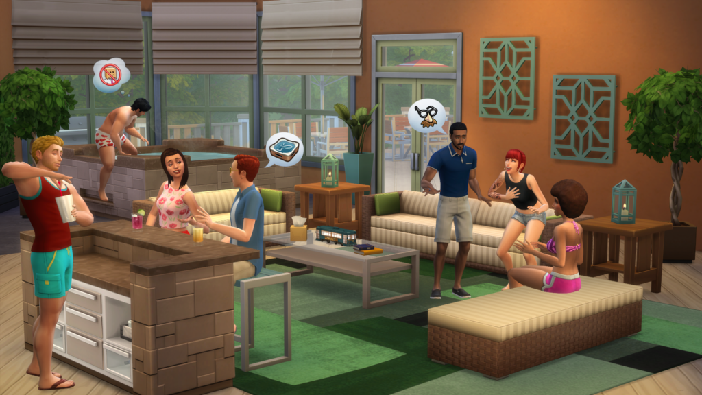 Les Sims 4: Le contenu additionnel Parfait Patio