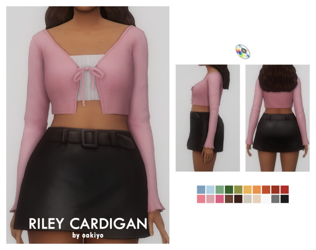 Les plus mignons cardigans CC pour Les Sims 4 que vos sims doivent porter