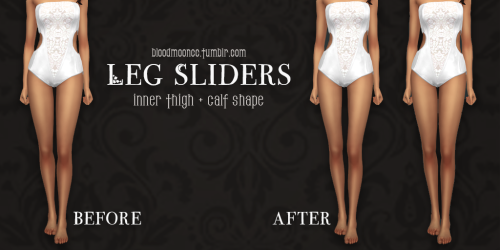 curseurs de jambes pour les Sims