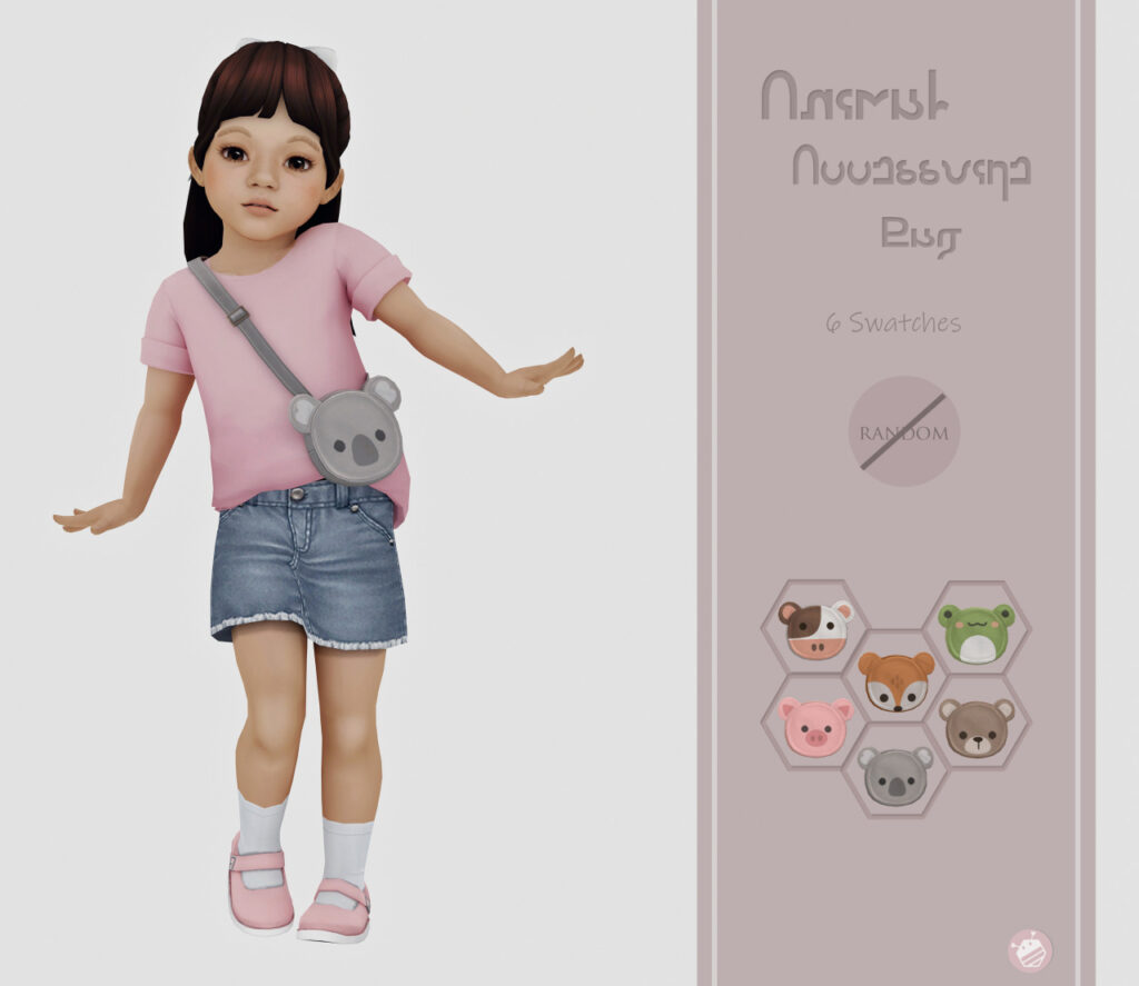 sac d'accessoires pour animaux pour les enfants de Sims 4