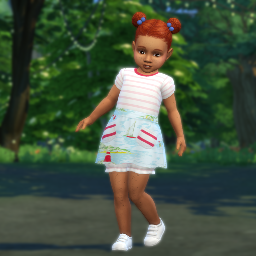 tenues pour bambins CC Sims 4