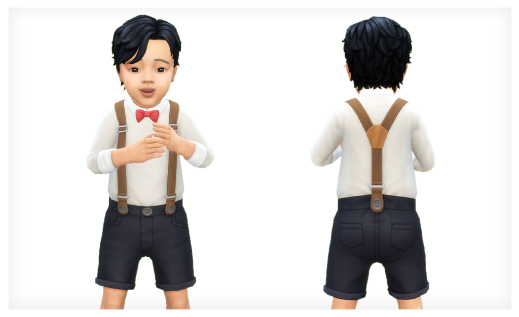 Tenues pour bambins Sims 4
