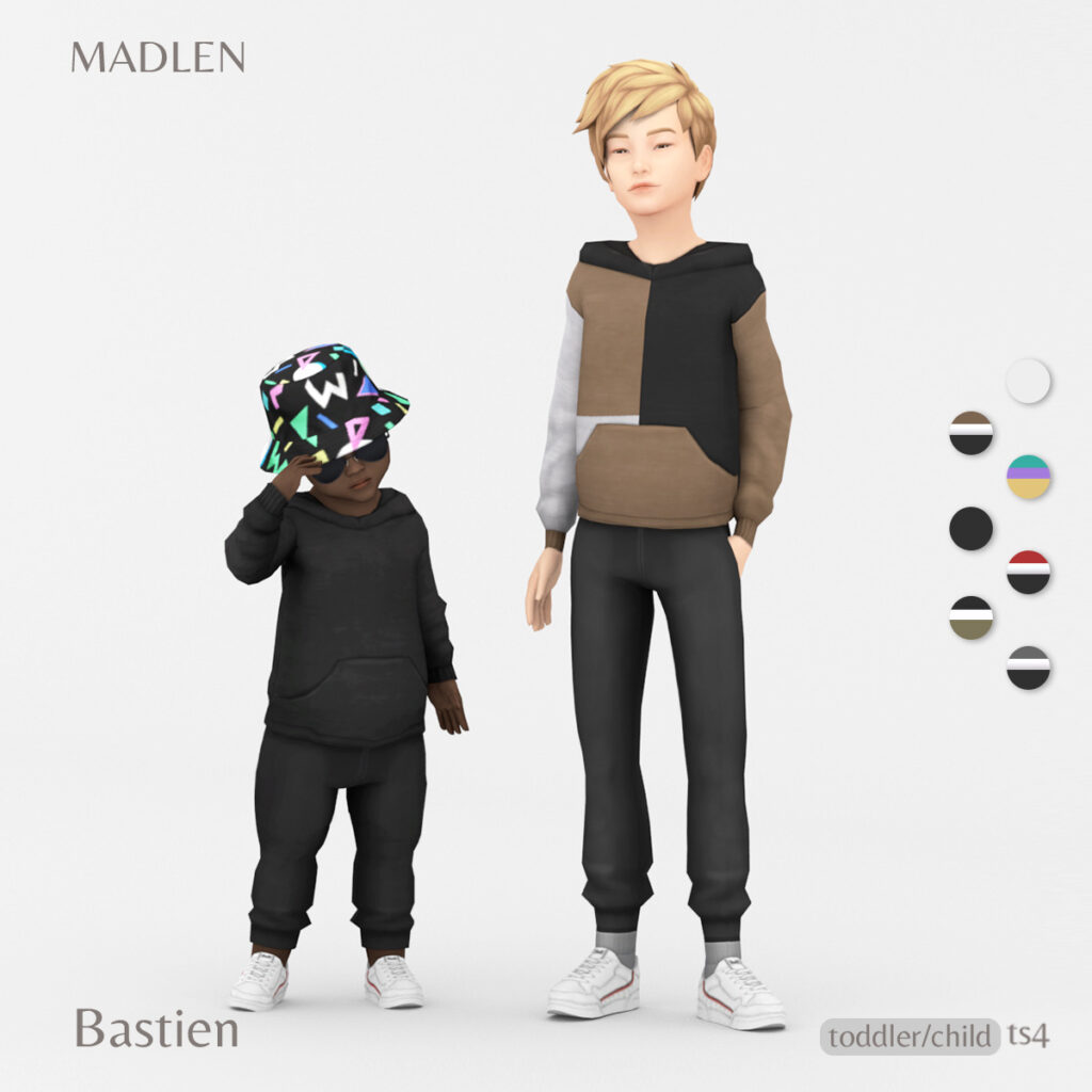 tenues enfants cc Sims 4