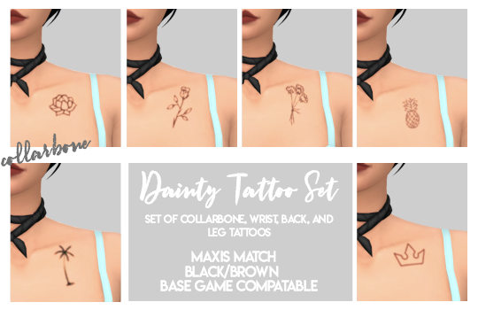 tatouage délicat minimaliste
