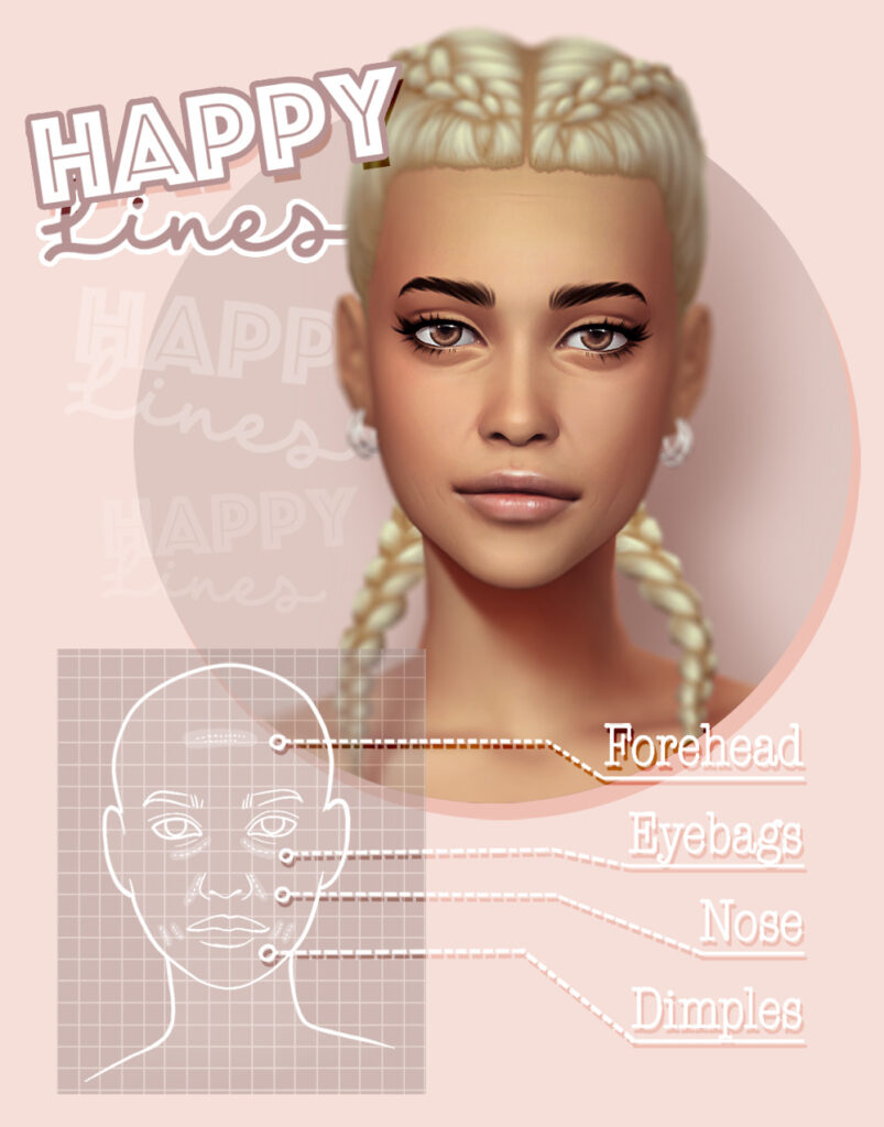 détails de peau sims 4