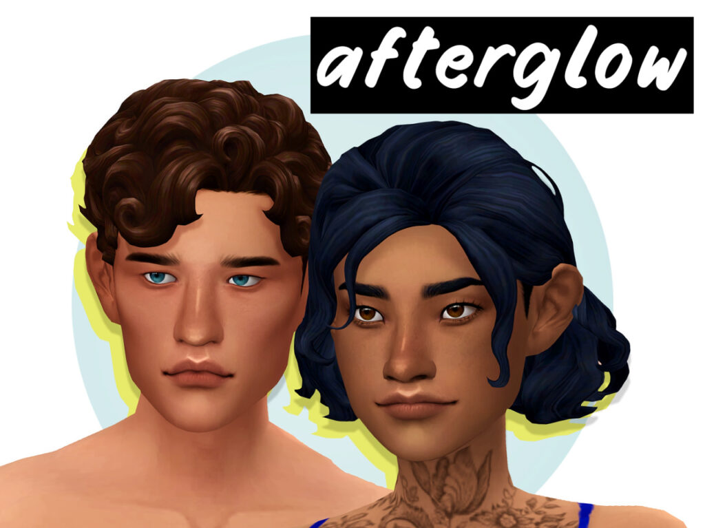 afterglow default skin sims 4 
