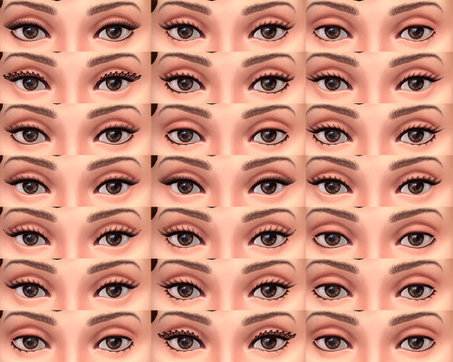 jolis cils faciles sims 4