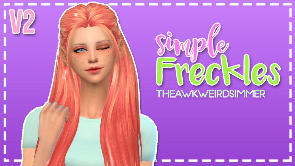 détails de la peau des sims 4