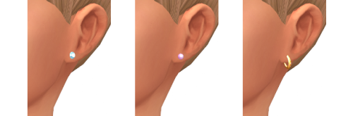 SIMS 4 TODDLER EARRING CC