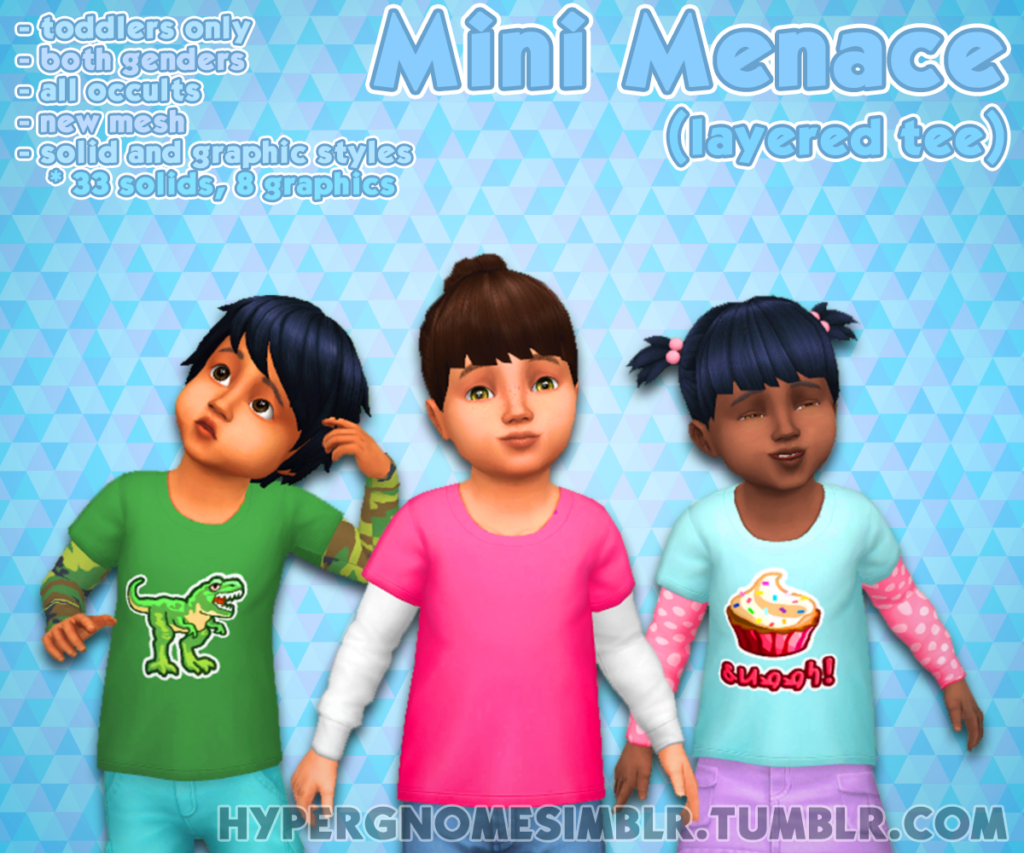 sims 4 t-shirt pour tout-petits