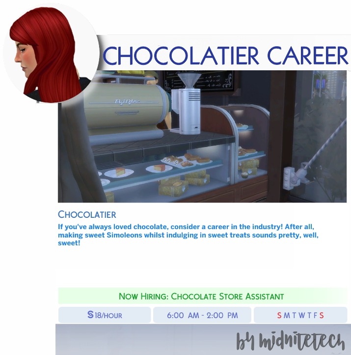 carrière de chocolatier