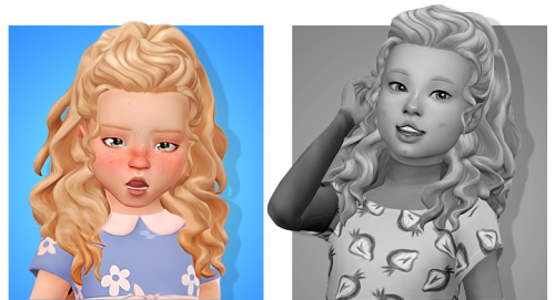 cheveux bouclés pour enfants et tout-petits