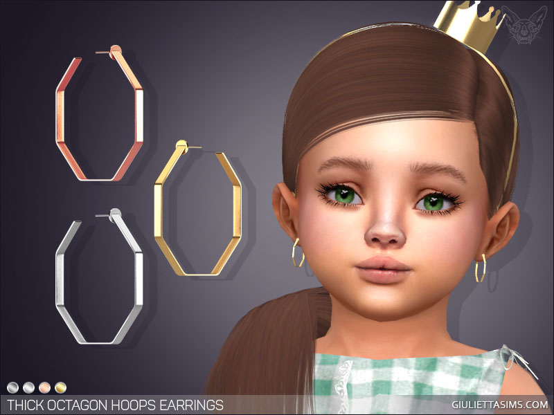SIMS 4 CC BOUCLES D'OREILLES POUR TOUT-PETITS