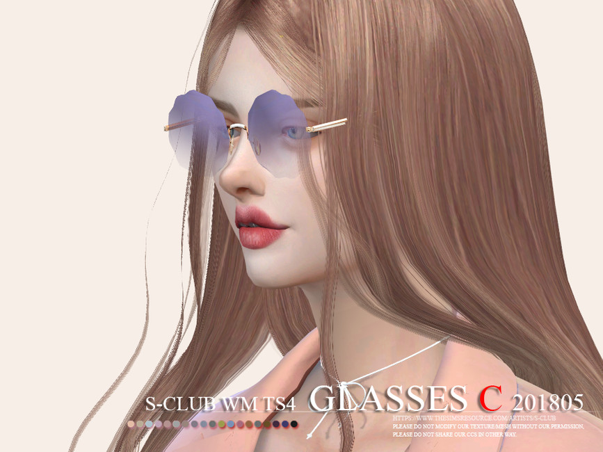 sims 4 lunettes cool pour enfants et tout-petits