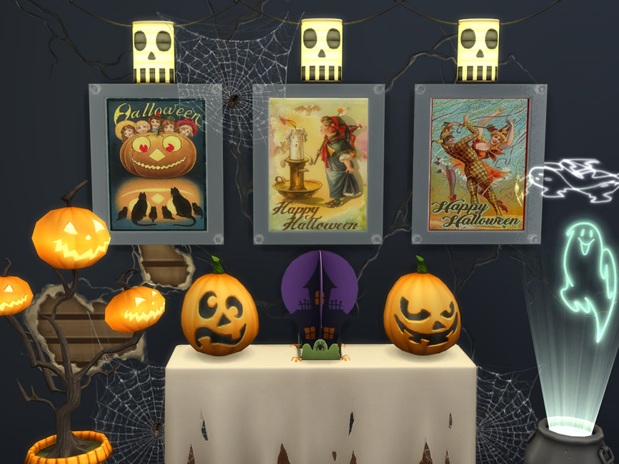 décorations d'Halloween pour les Sims 4
