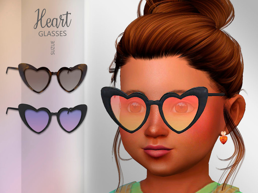 mignonnes lunettes en forme de cœur pour tout-petits