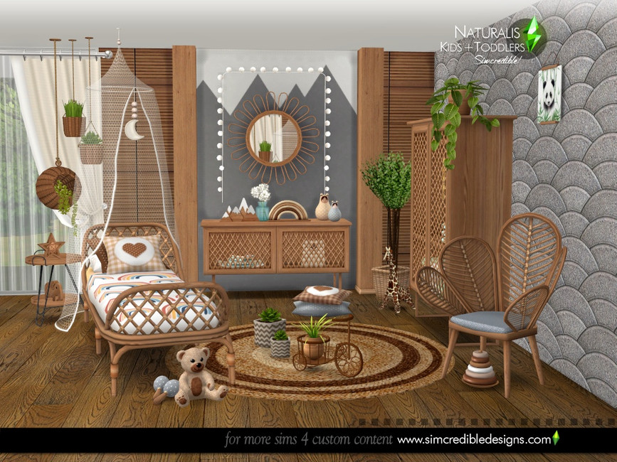 chambre d'enfants cool pour les Sims