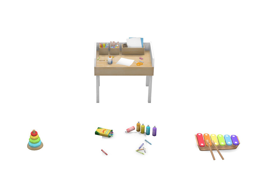 tables d'artisanat pour enfants