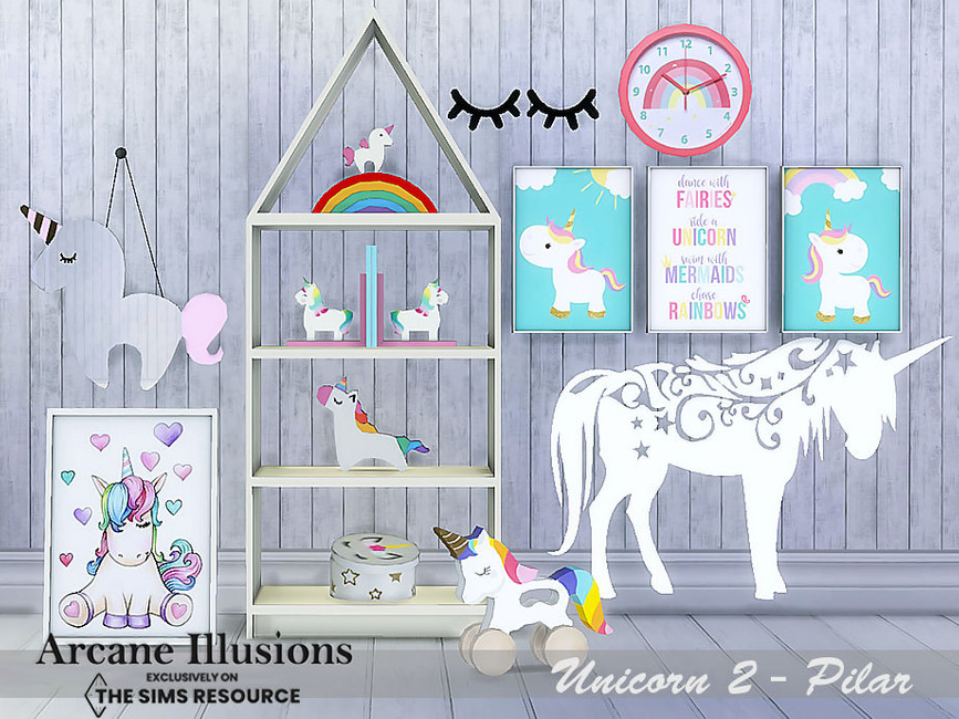 décoration de chambre de licorne magique
