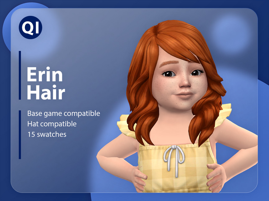 style de cheveux personnalisé Erin pour les tout-petits