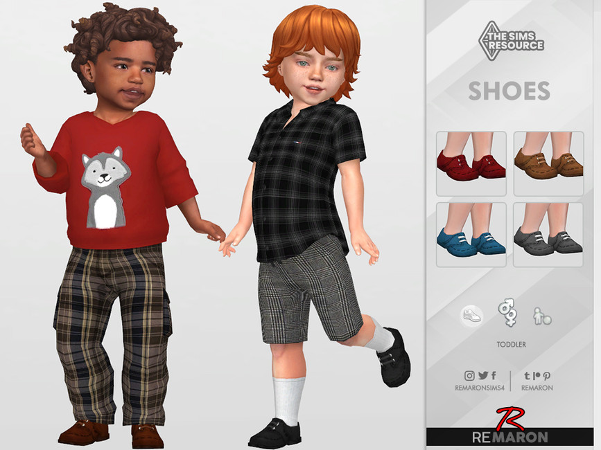 chaussures pour tout-petit sims 4 cc