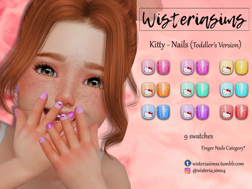 cc ongles pour enfants sims 4