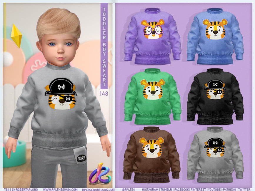pulls animaux avec des tigres