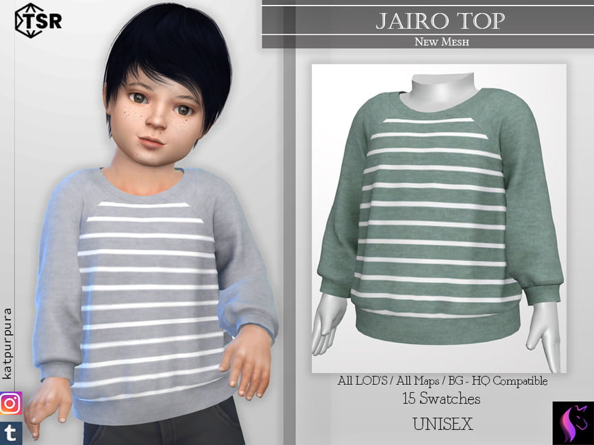 pulls pour bambins sims 4 cc