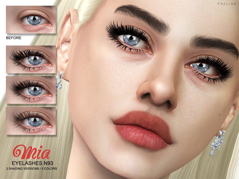 mia cils dans les sims 4