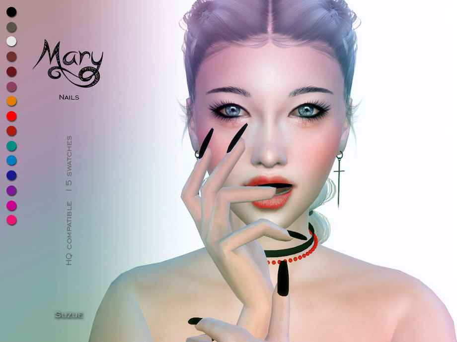 ongles simples mary