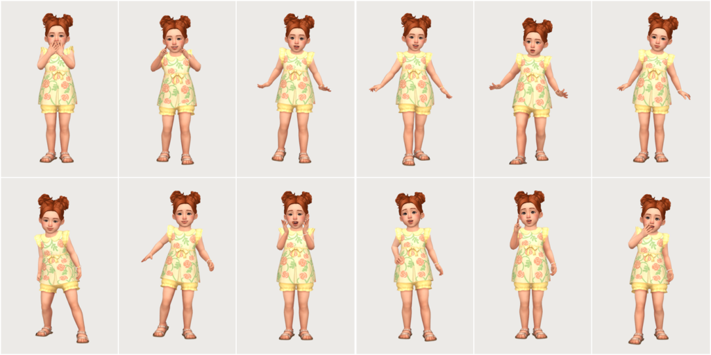 Pack de poses CAS